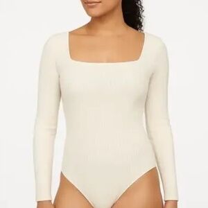 A New Day bodysuit w/ square neck, ribbed